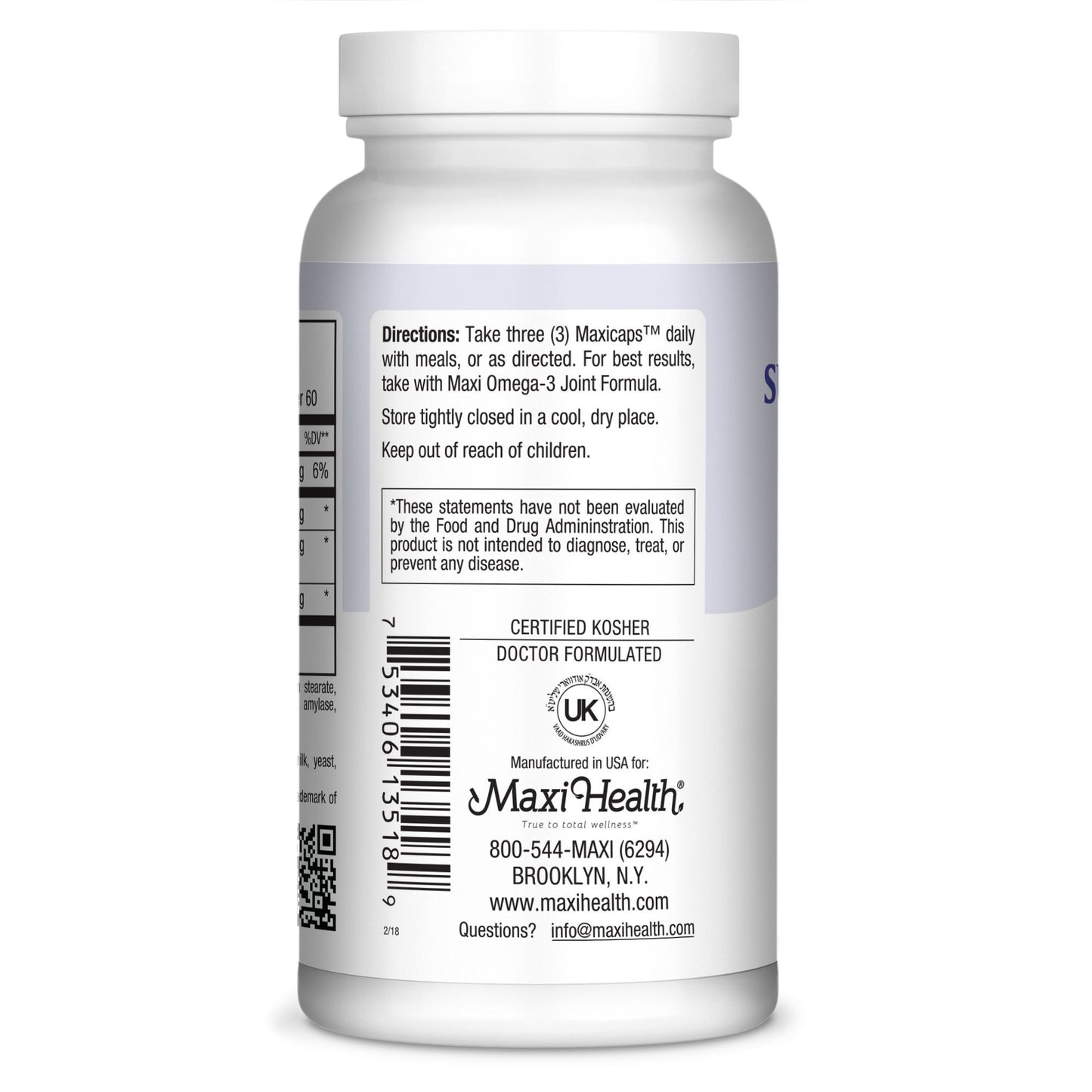 Maxi Health Super Glucosamine Complex, 180 Capsules
