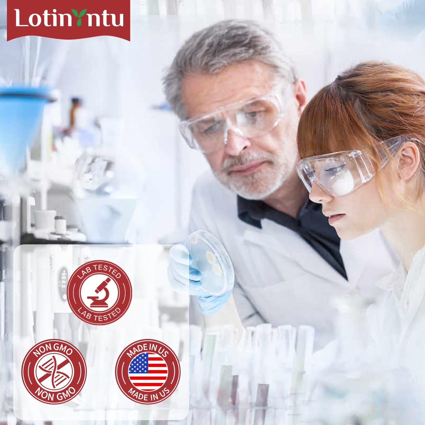 LotinYntu 24-in-1 Liposomal 15 Forms of Magnesium 1400MG Complex Gummies, 2-Count