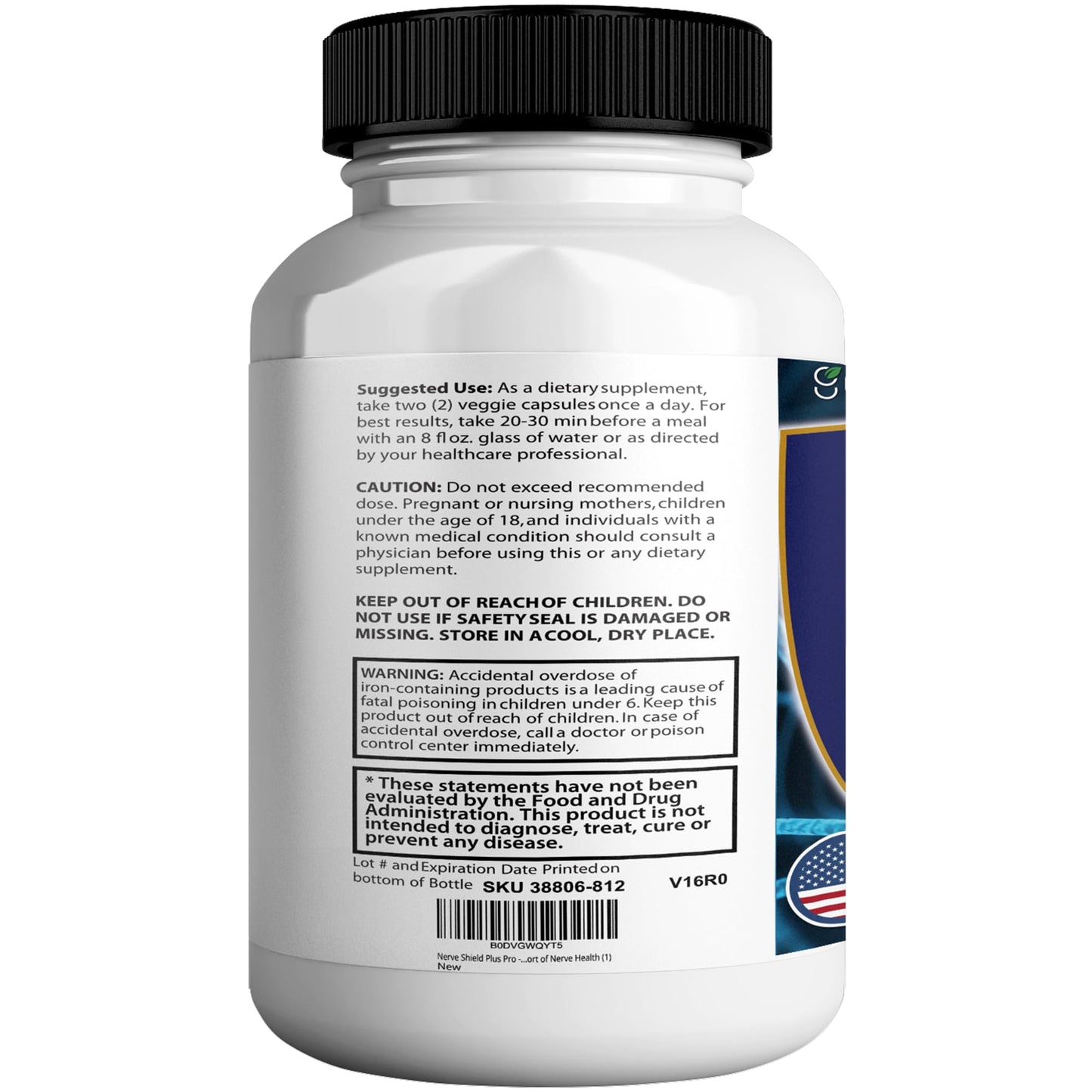 Nerve Shield Plus Nerve Guard Plus Pro Advanced Nerve Formula Capsule, 60 Count
