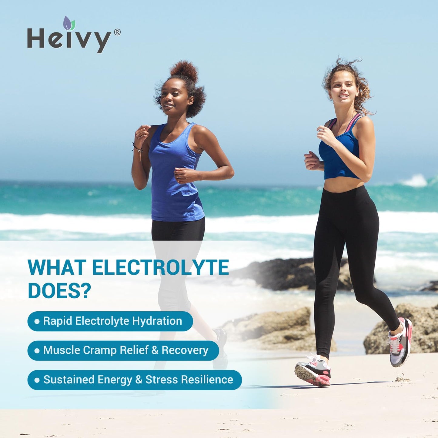 Heivy 8-in-1 Electrolytes Capsules Complex, 120 Count