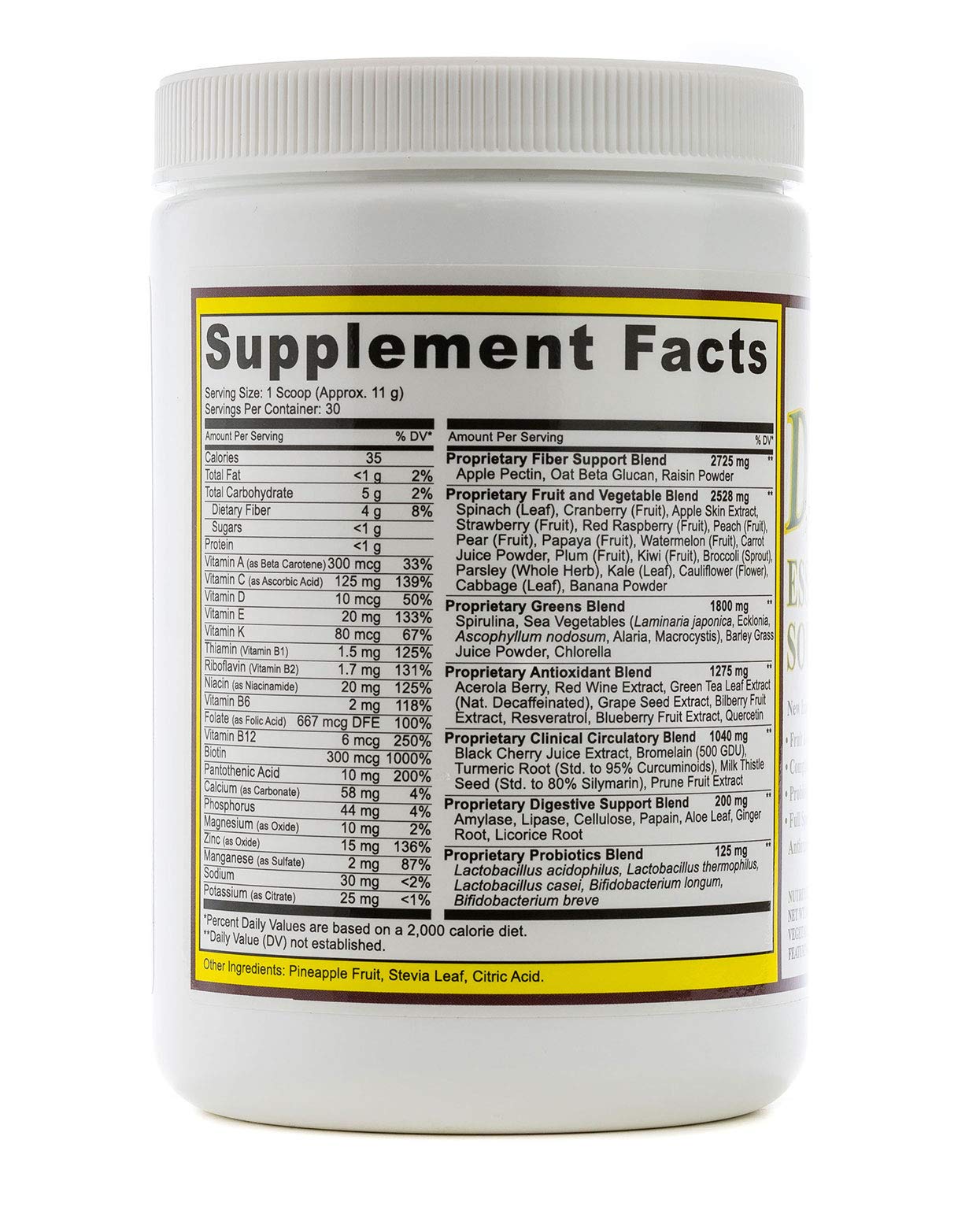 Dr. Joe's Essential Source Powder 10.6 Ounces