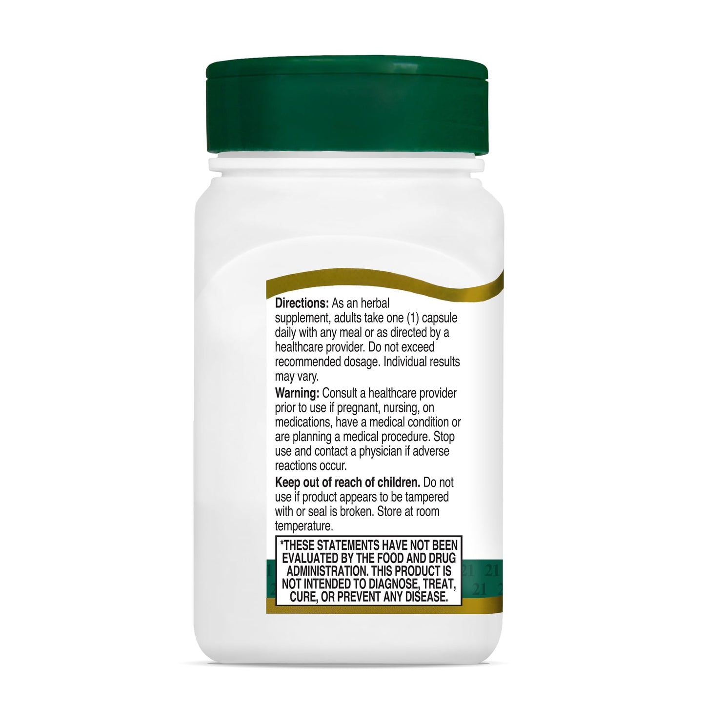 21st Century Ashwagandha Extract 500 mg Capsules, 60 Count