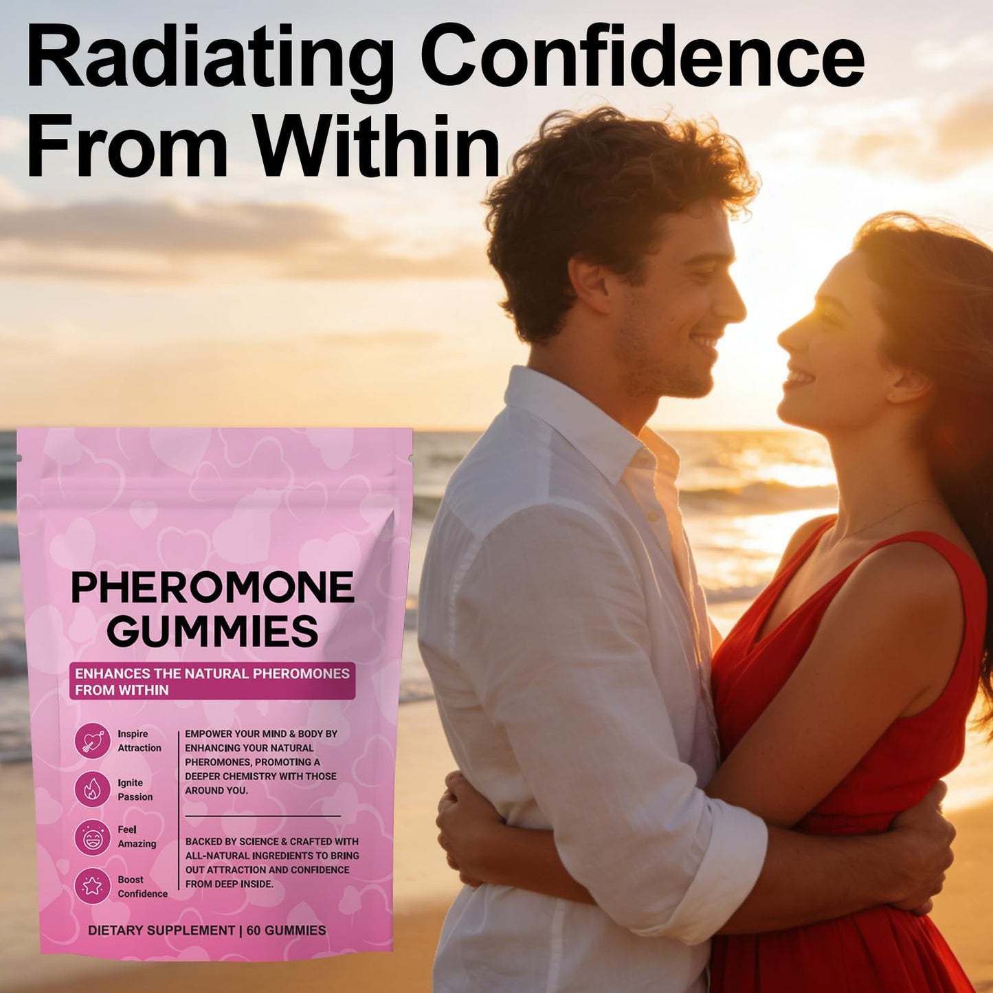 Iyrtss Pheromone Gummies for Women, Feminine Balance Gummies, 60 Gummies