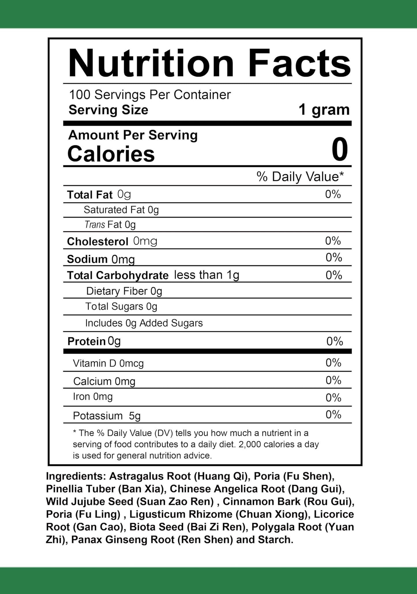 Health Herbal Yang Xin Tang/Astragalus & Zizyphus Decoction Granule Powder 3.53 Ounce