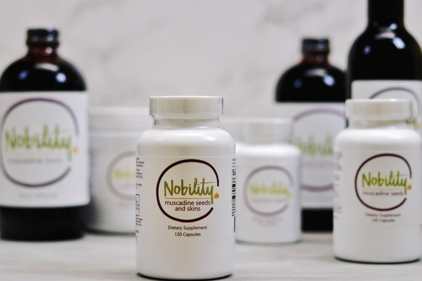 NOBILITY Muscadine Seed & Skin Blend Capsules, 60 Capsules
