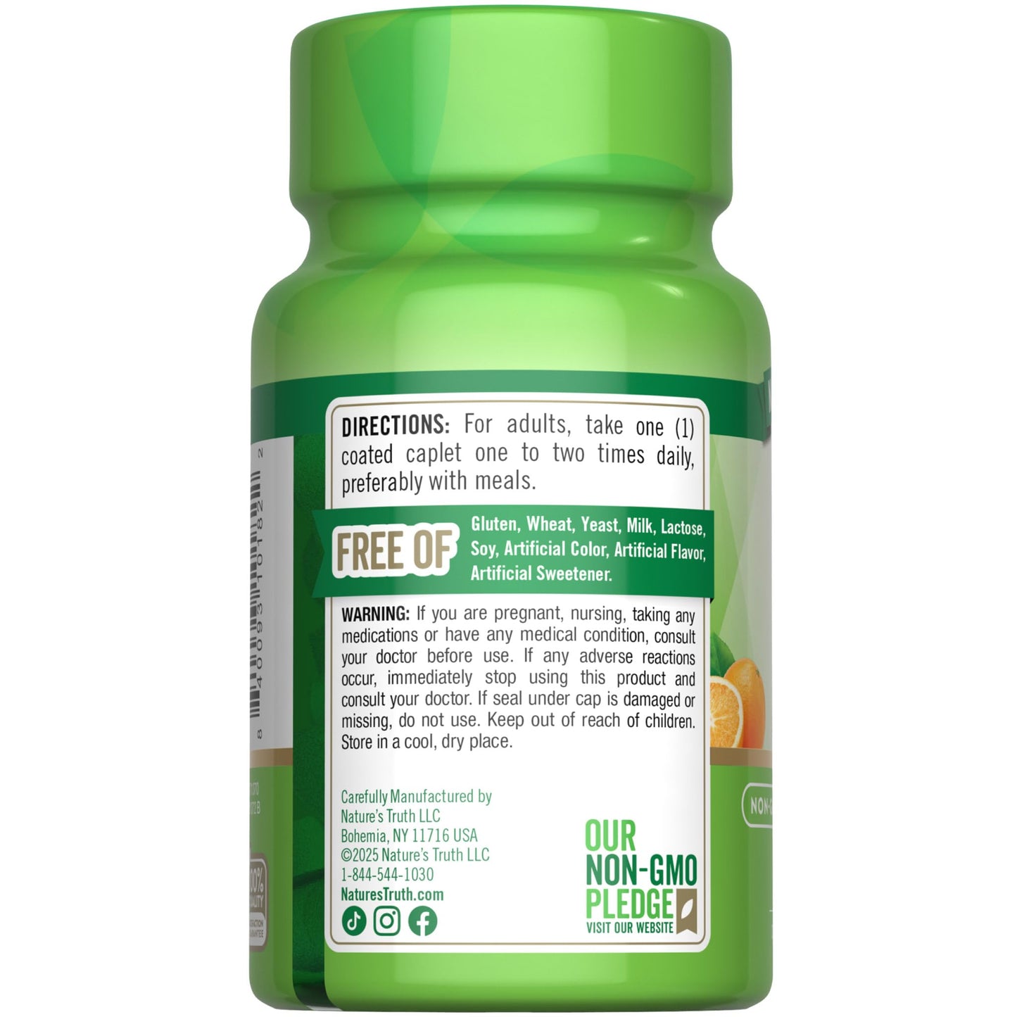 Nature's Truth Vitamin C with Rose Hips 1000mg Caplets 60