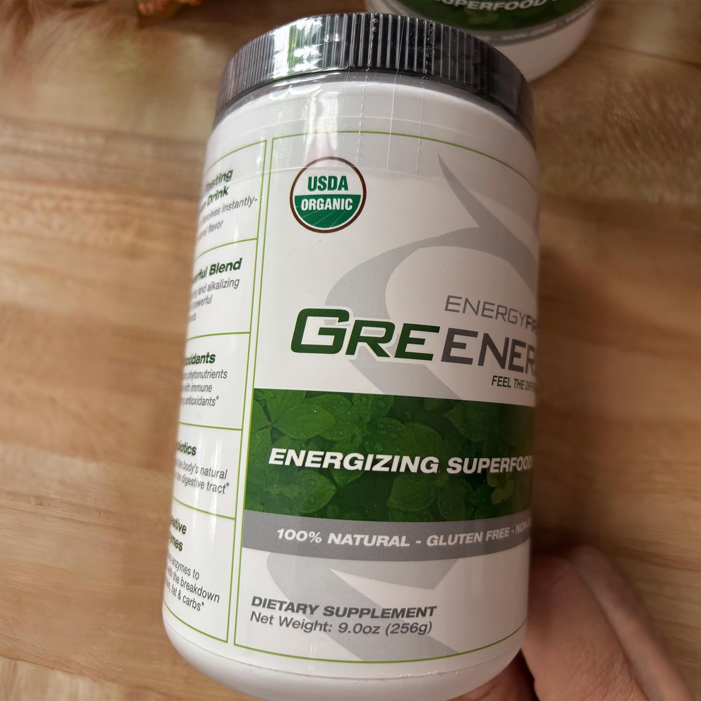 EnergyFirst Energize and Detoxify Greenergy Organic Superfood Powder 10.47 Ounce