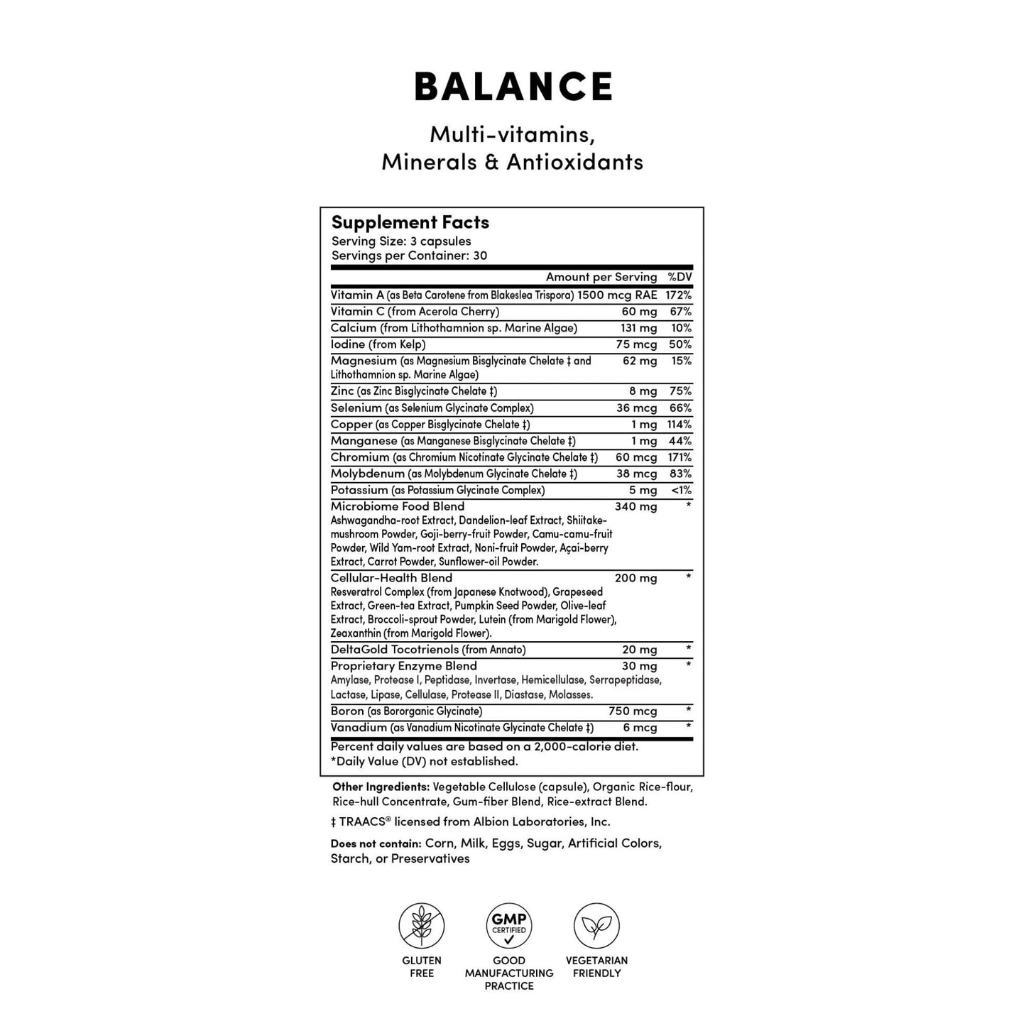 Tranont Balance Capsule 90 Count