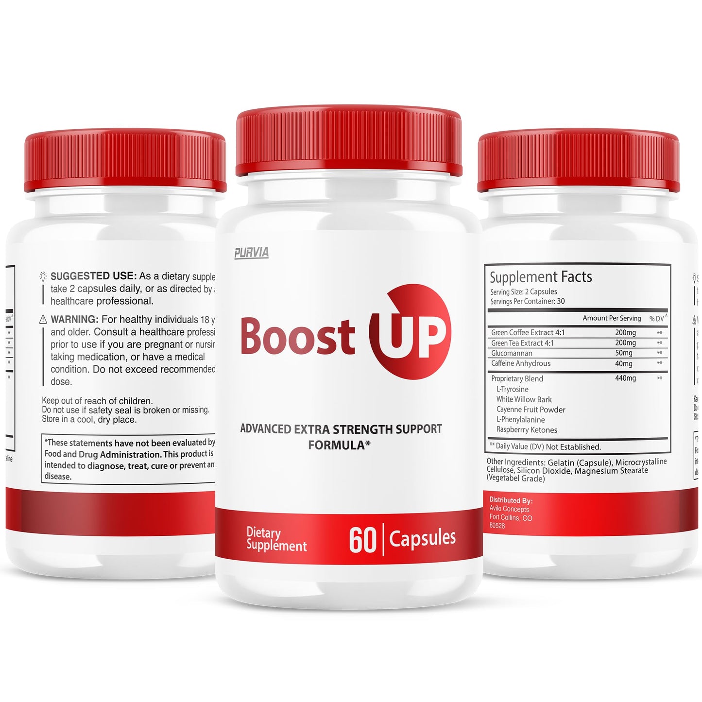 Purvia Boost Up Capsules 60 Count