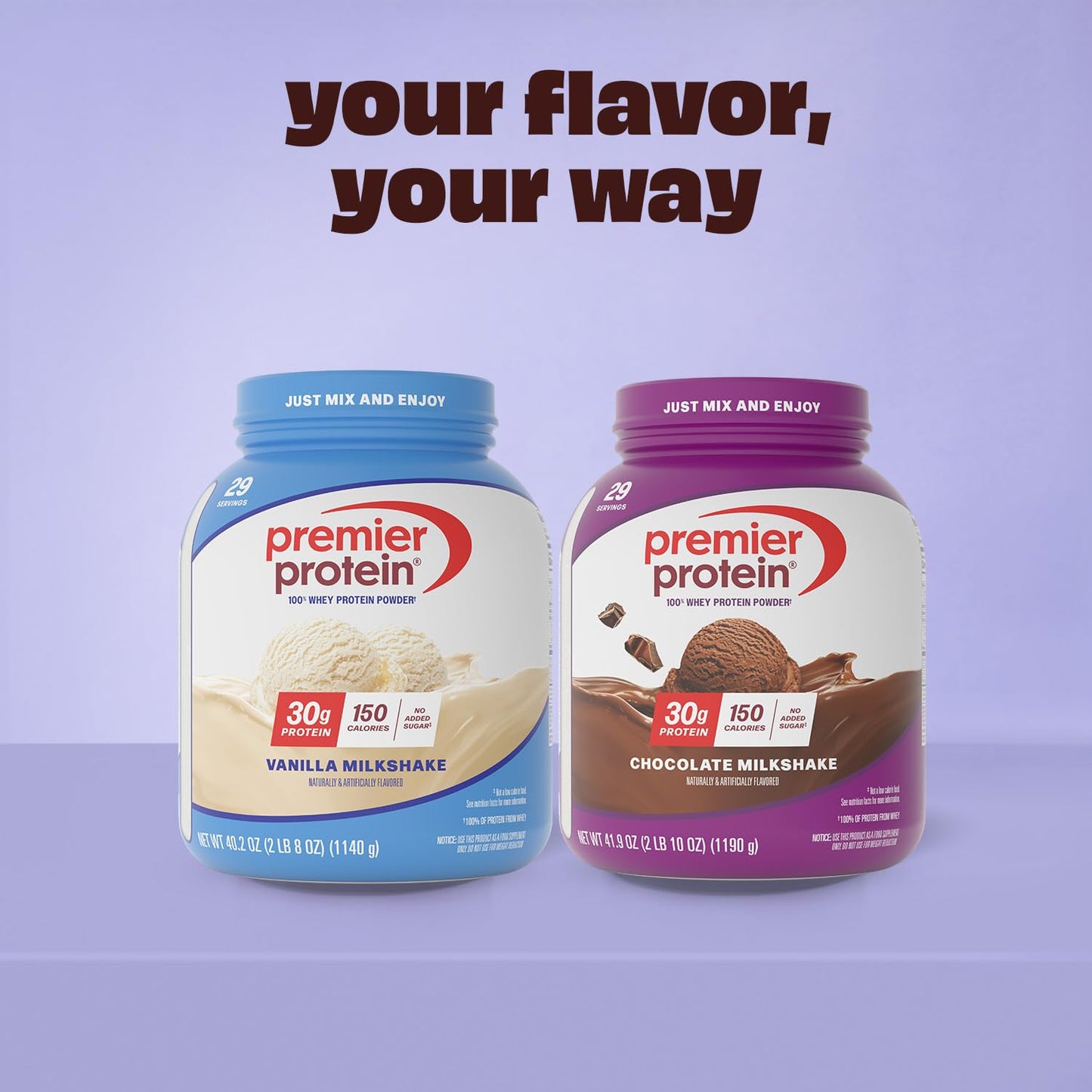 Premier Protein 30g High Protein Powder, 100% Whey, Chocolate, 29 Servings