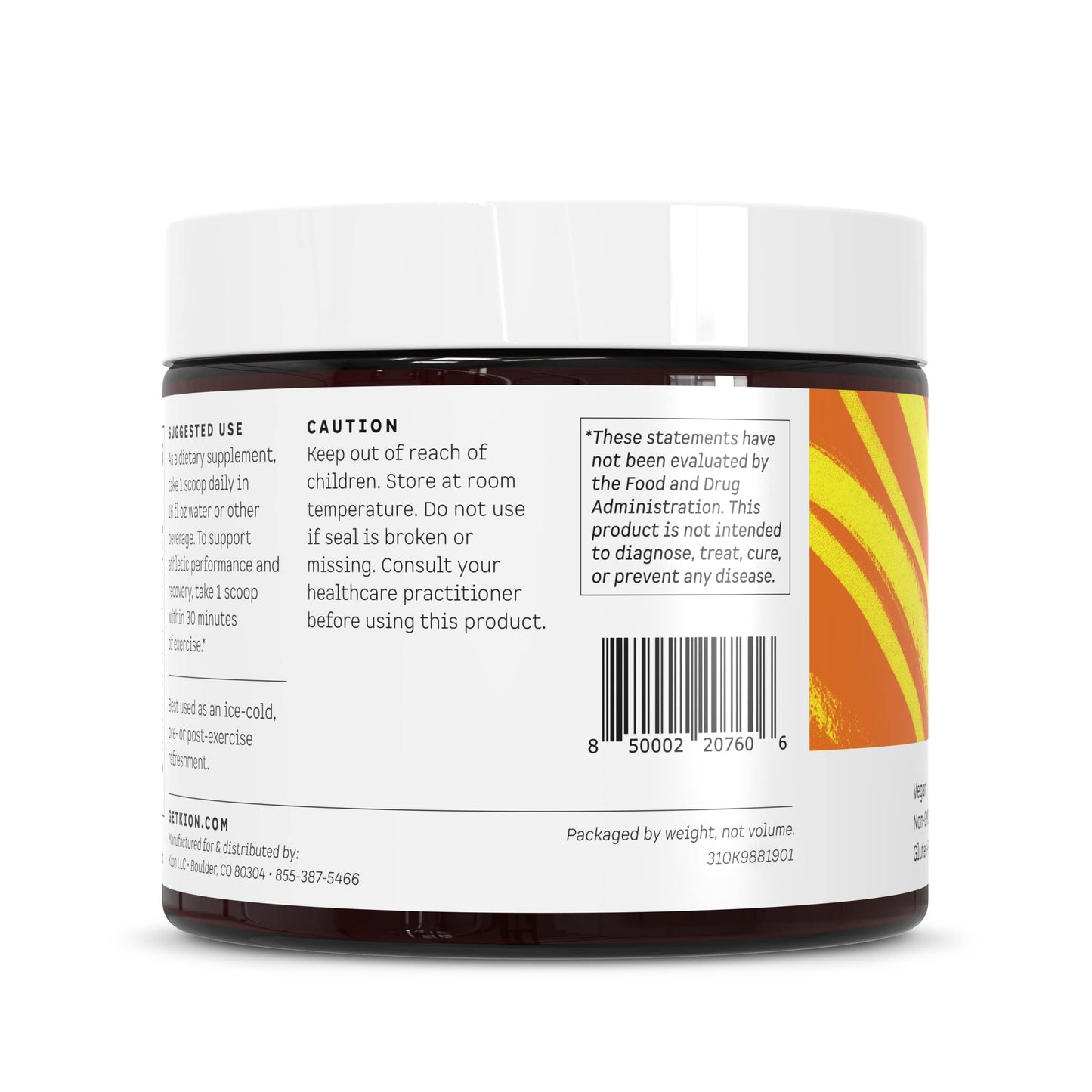 Kion Aminos Essential Amino Acids Powder, EAA & BCAA, 7 oz