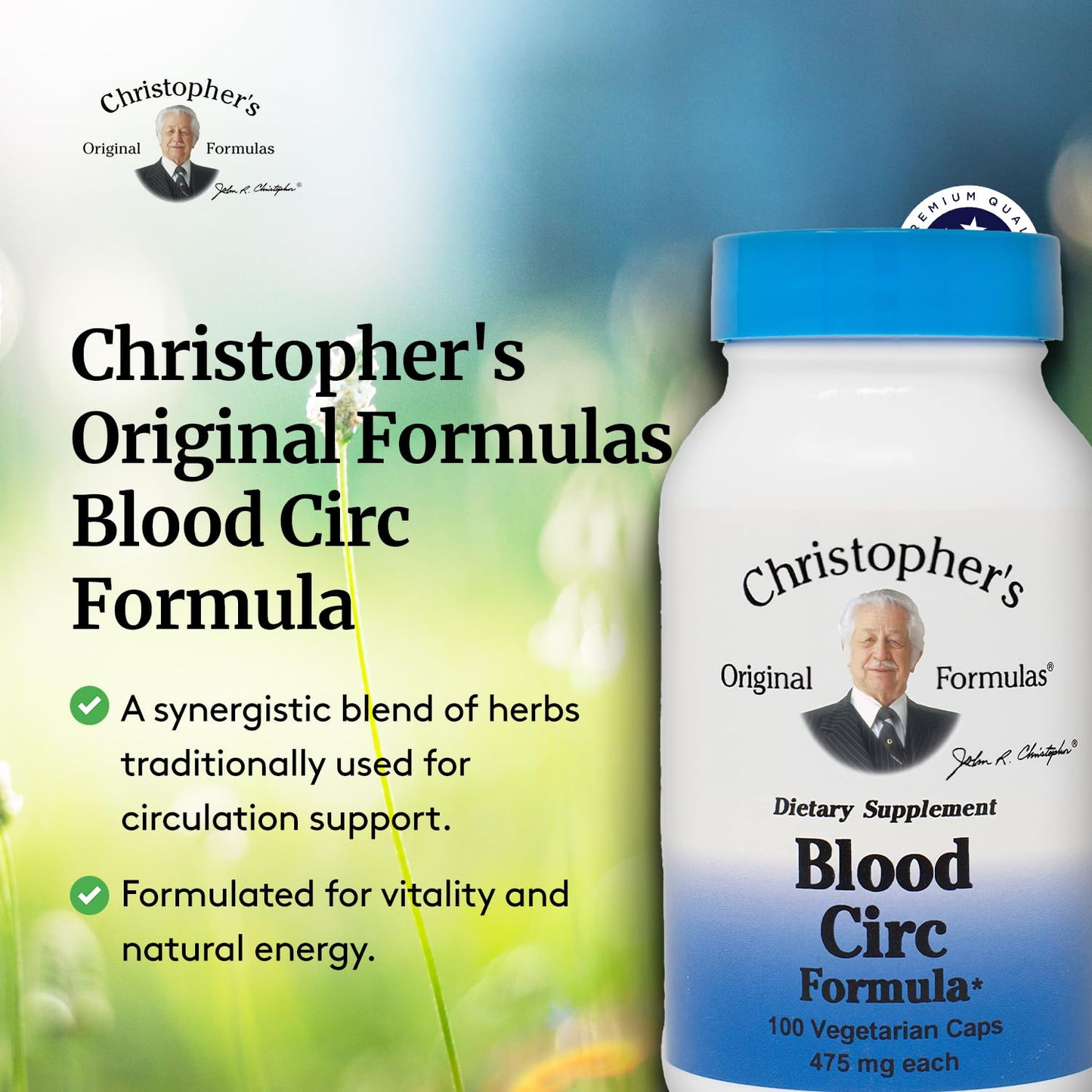 Christopher's Original Formulas Blood Circulation Formula Capsules 100