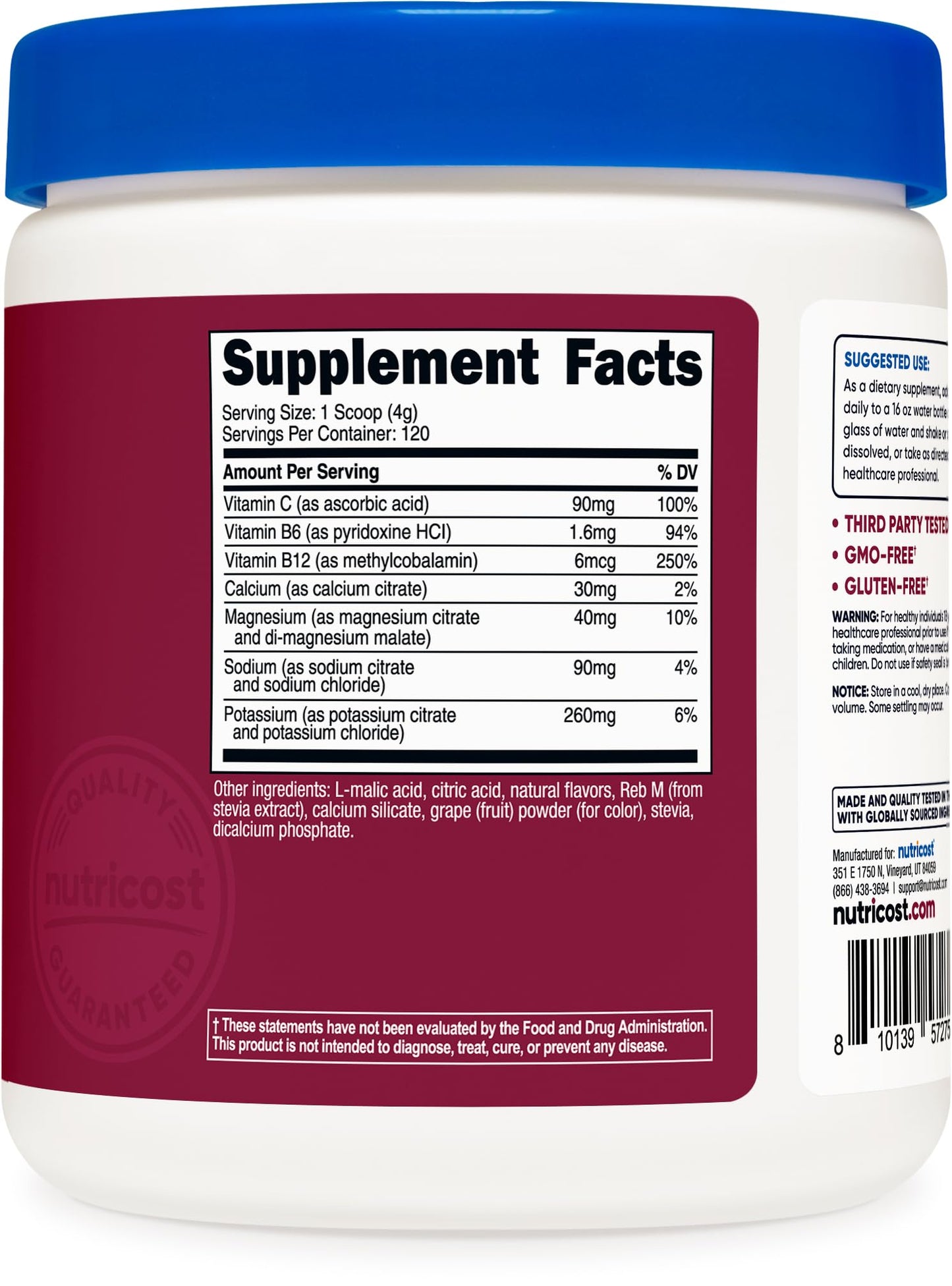 Nutricost Electrolyte Complex Powder 16.7