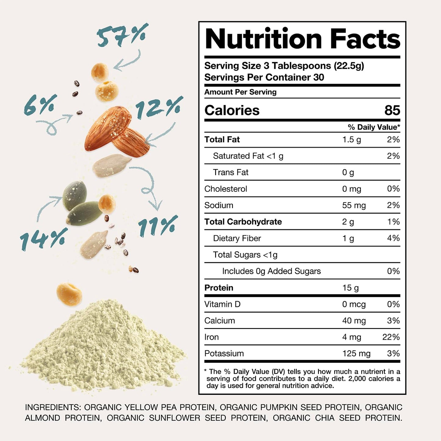 Complement Unflavored Plant-Based Protein Powder & Creatine Monohydrate Bundle