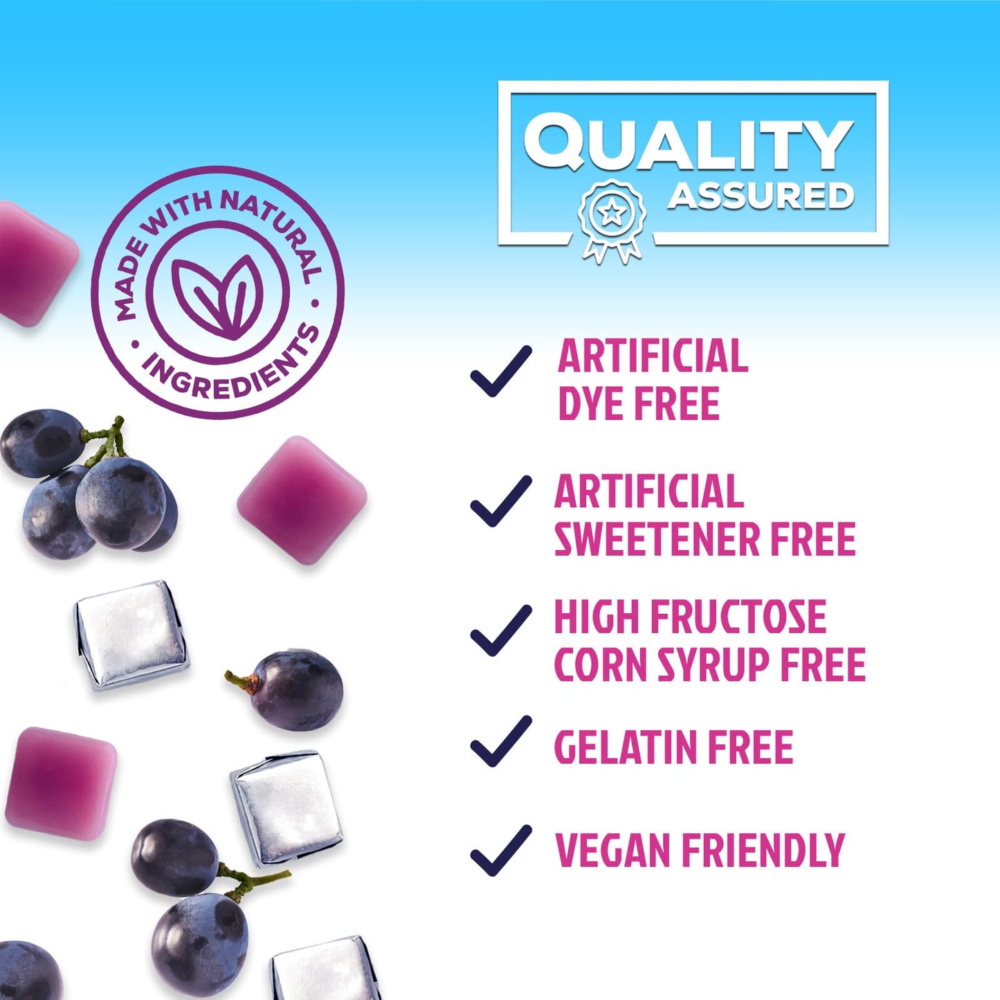 Nature's Nutrition Magnesium Citrate Gummies 60 Count