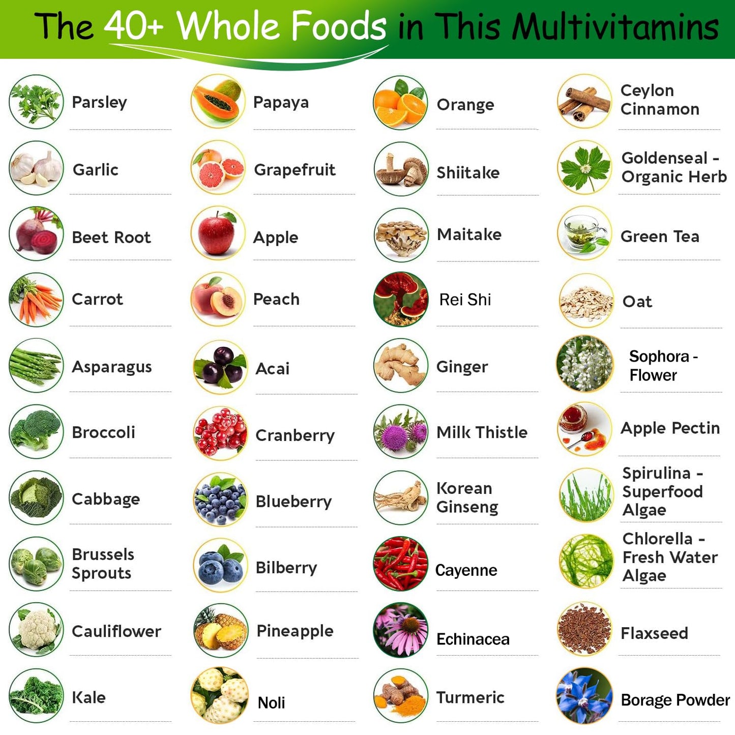 VEGEPOWER Vegan Whole Food Multivitamins with Iron, 90 Tablets