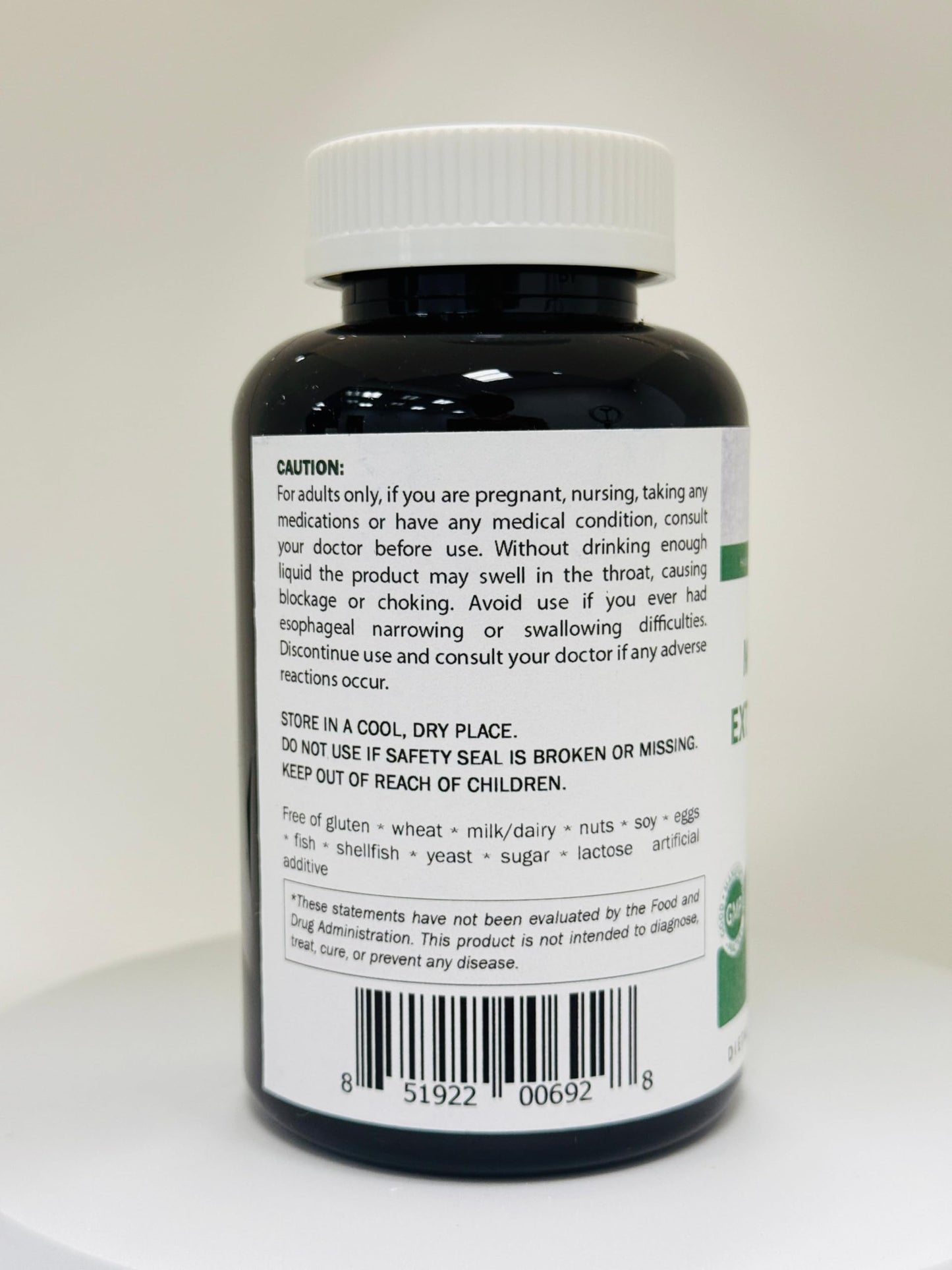 Brieofood Moringa Oleifera Extract 10:1 1500 mg Capsules, 180 Count