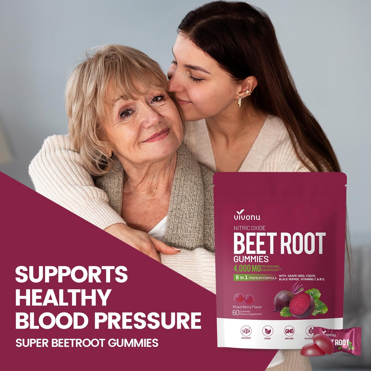 VivoNu Beet Root Capsule 240 Count