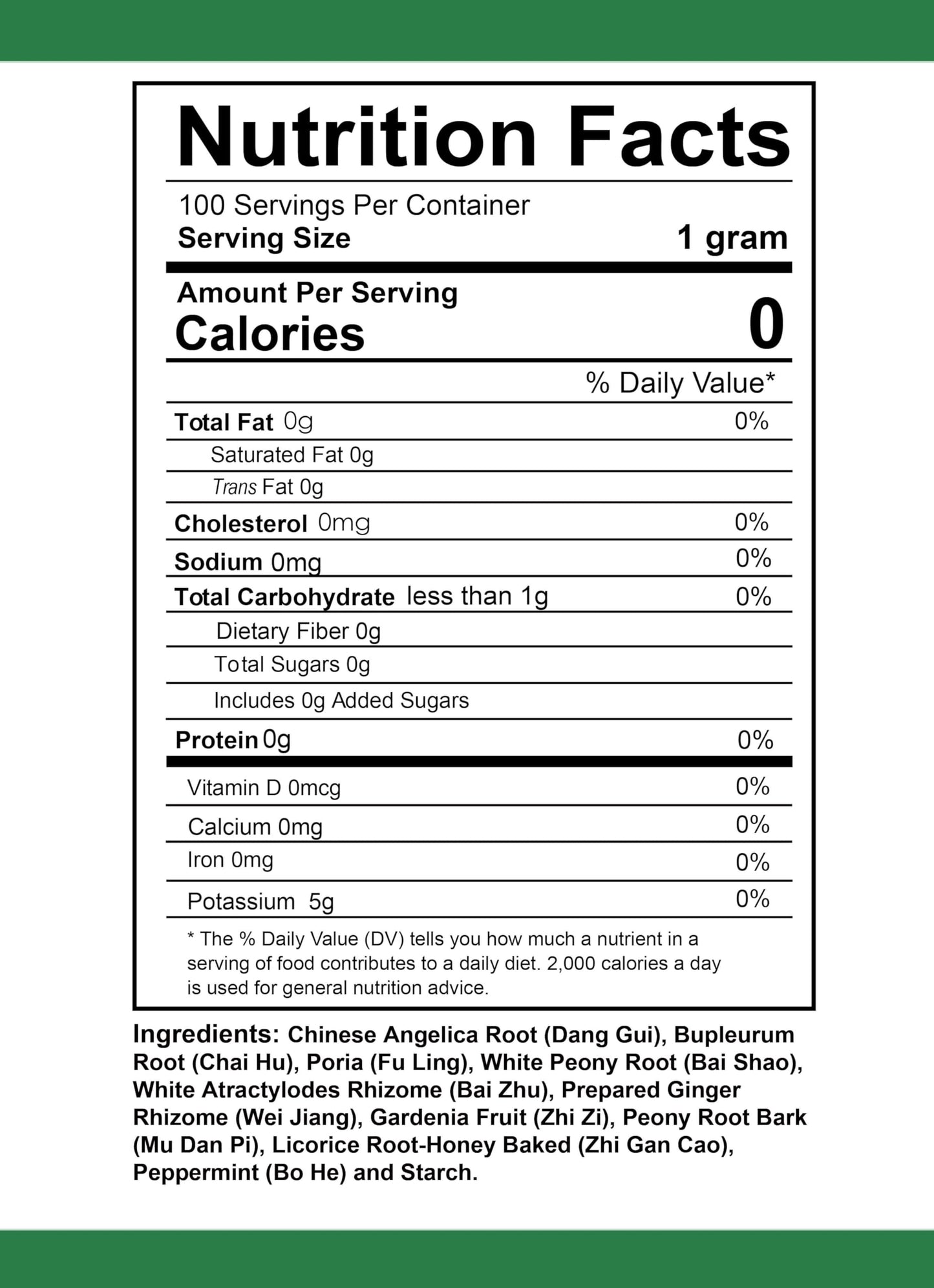 Health Herbal Jia Wei Xiao Yao San/Bupleurum & Peony Decoction Powder 3.53 Ounce