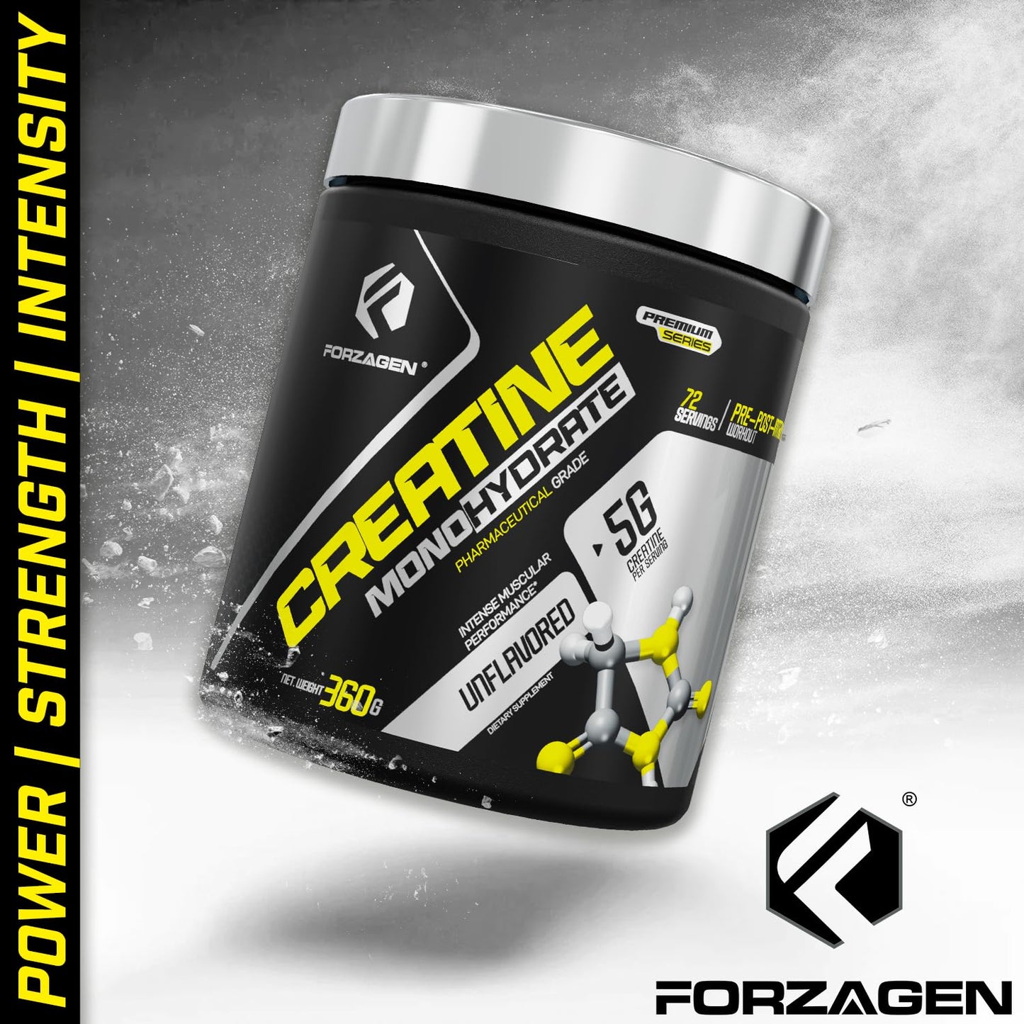 Forzagen Creatine Monohydrate Powder 12.7 oz