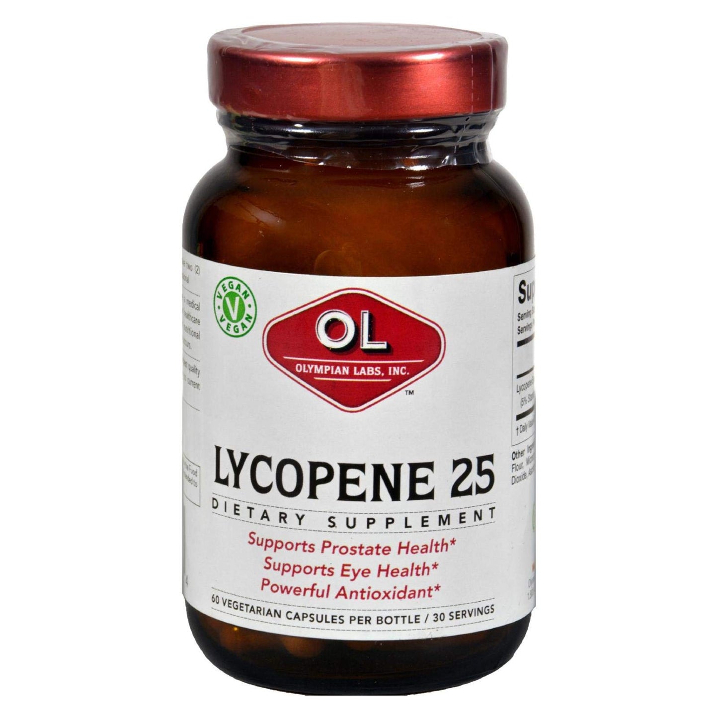 Olympian Labs Lycopene 25mg Capsule, 60 Count