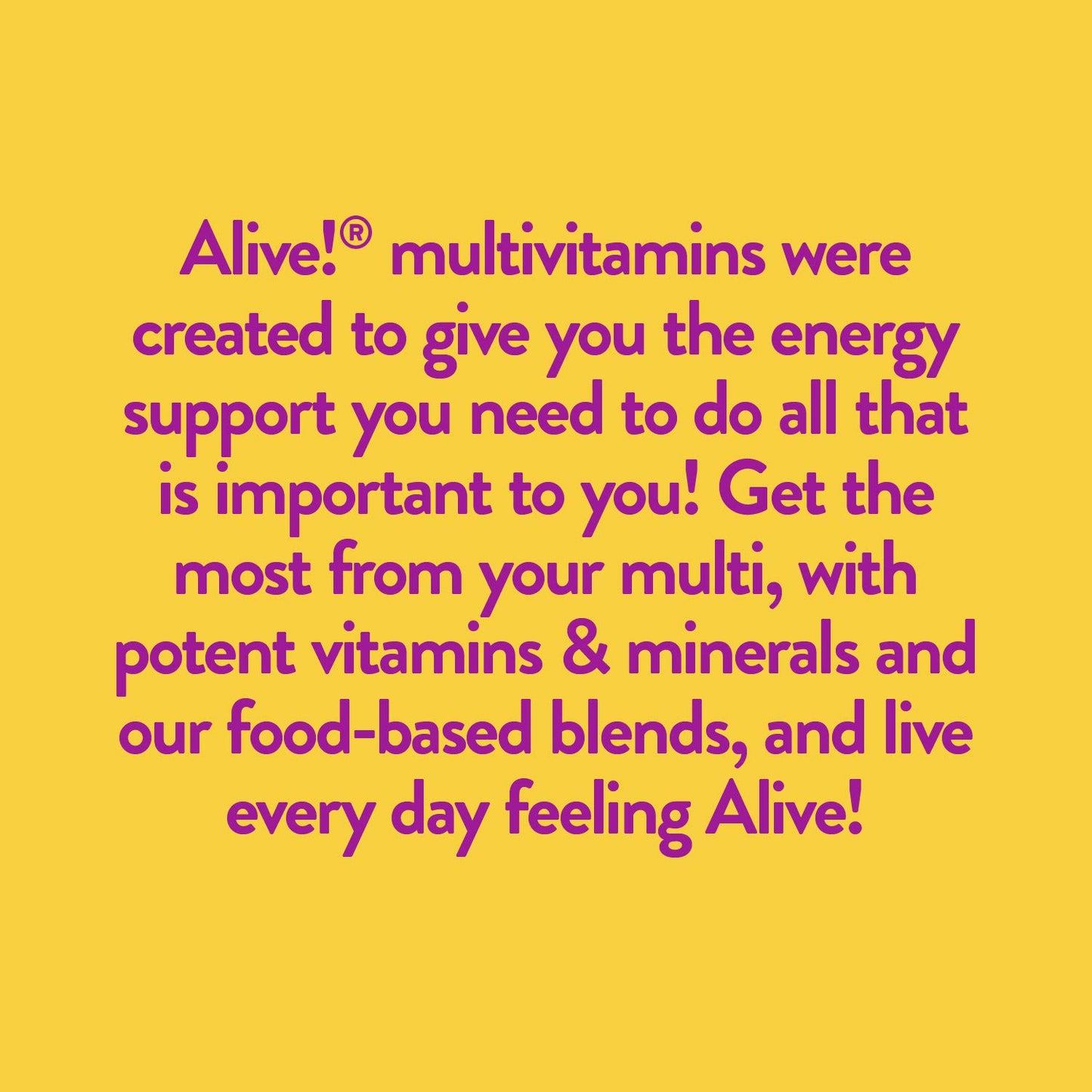 Nature's Way Alive! Women’s Ultra Potency Complete Multivitamin, High Potency B-Vitamins, Energy Metabolism*, 60 Tablets
