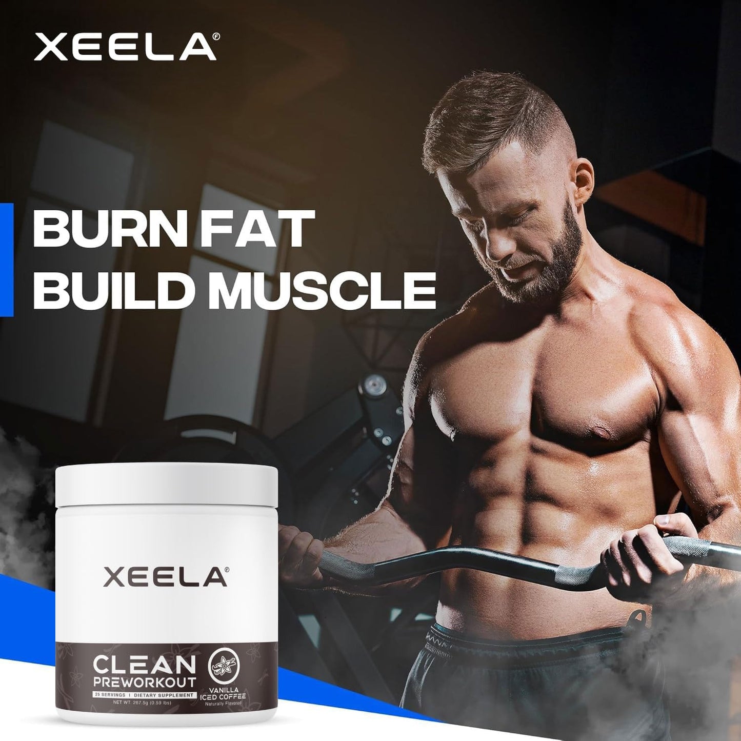 XEELA Pre Workout Powder 8.48 Ounce