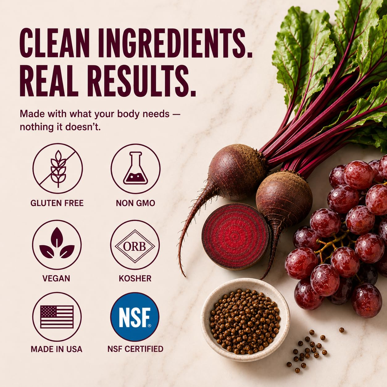 4 Your Wellness Nitric Oxide Gummy Beet Root Mixed Berry 60 Count