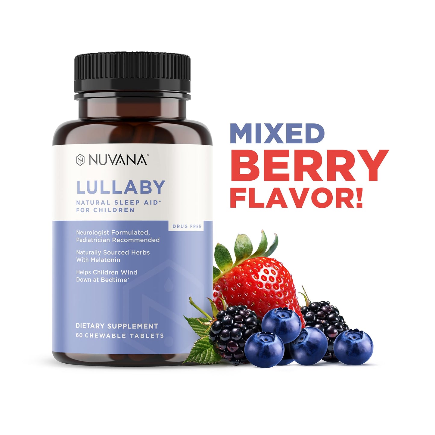 Nuvana Lullaby Chewable Tablets, 60 Count