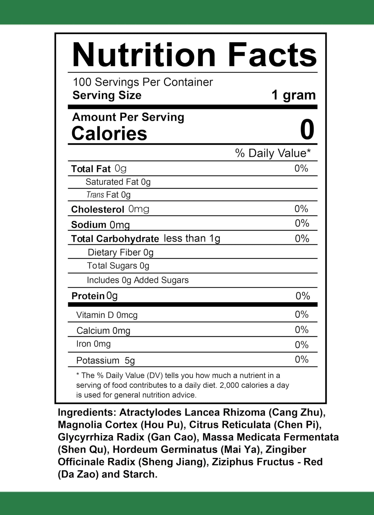 Health Herbal HH2067 Jia Wei Ping Wei San/Magnolia & Ginger Decoction Powder, 3.53 oz