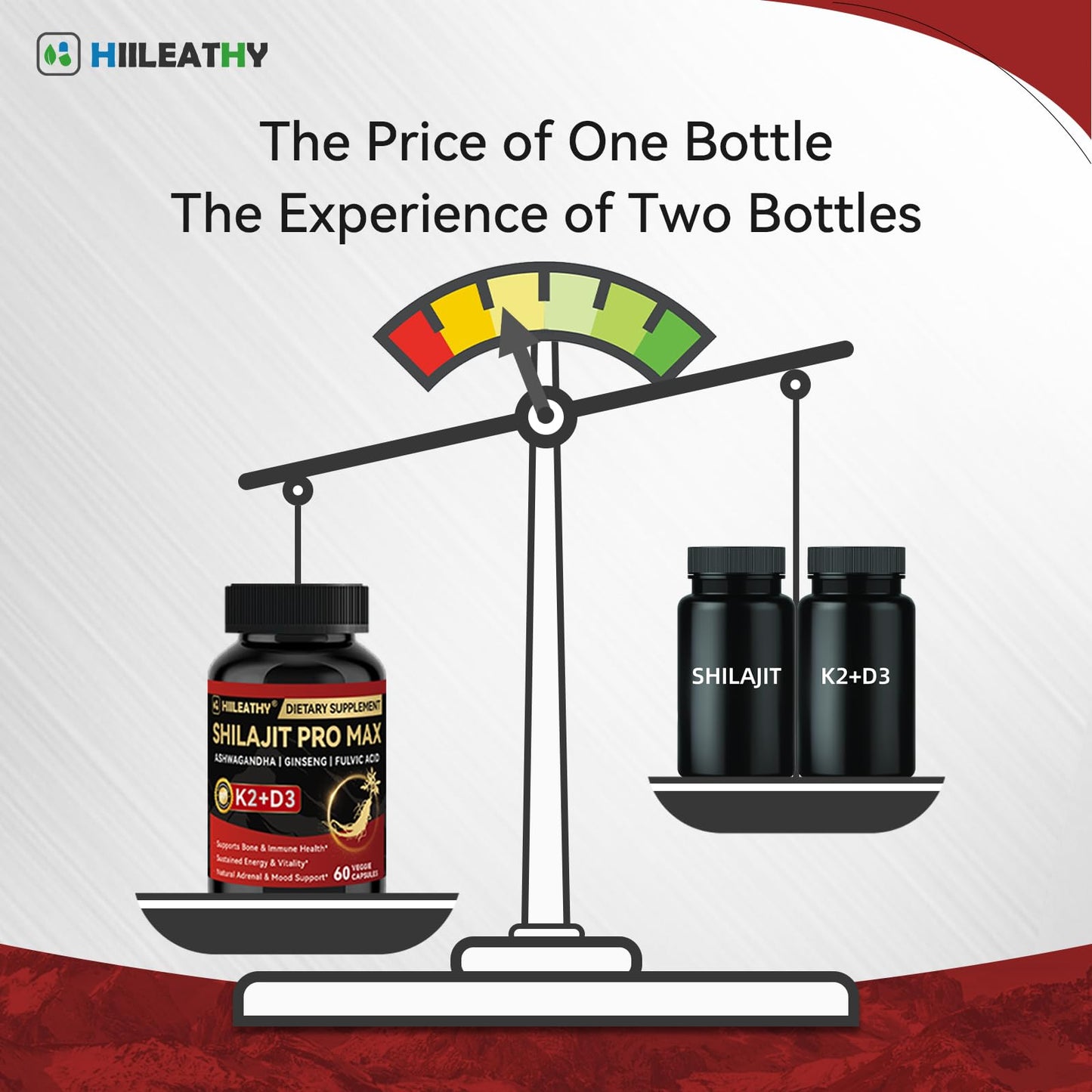 HIILEATHY Shilajit Capsule, 60 Capsules