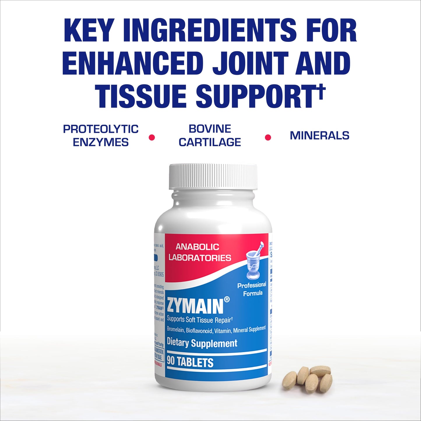 Anabolic Laboratories Zymain Cartilage Ligament and Tendon Supplement Tablet 90