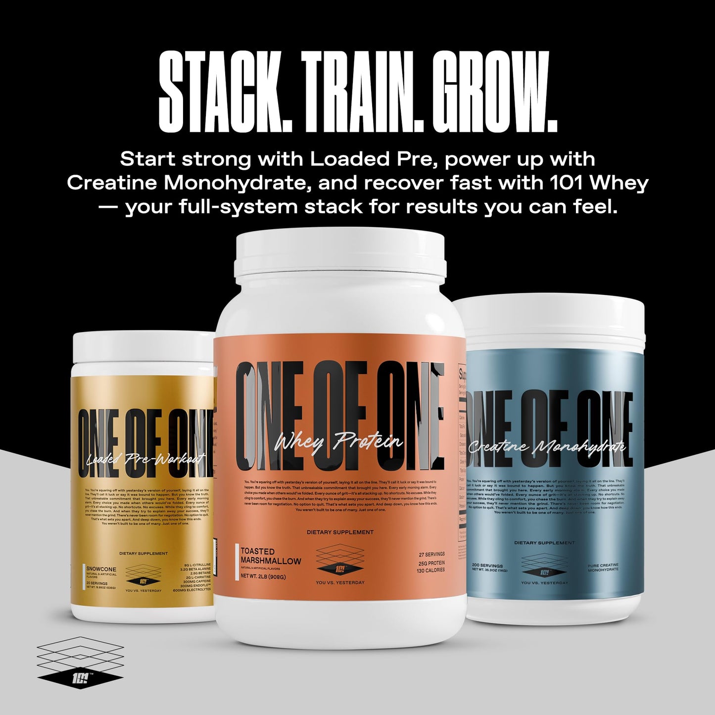 ONE OF ONE Creatine Monohydrate Powder, 200 Servings