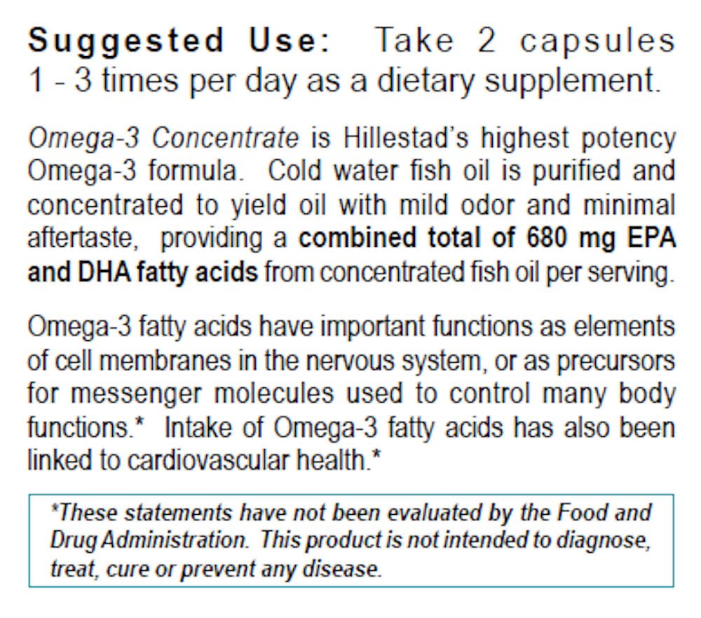 Dialyvite Omega-3 Concentrate Caplets 60 Count