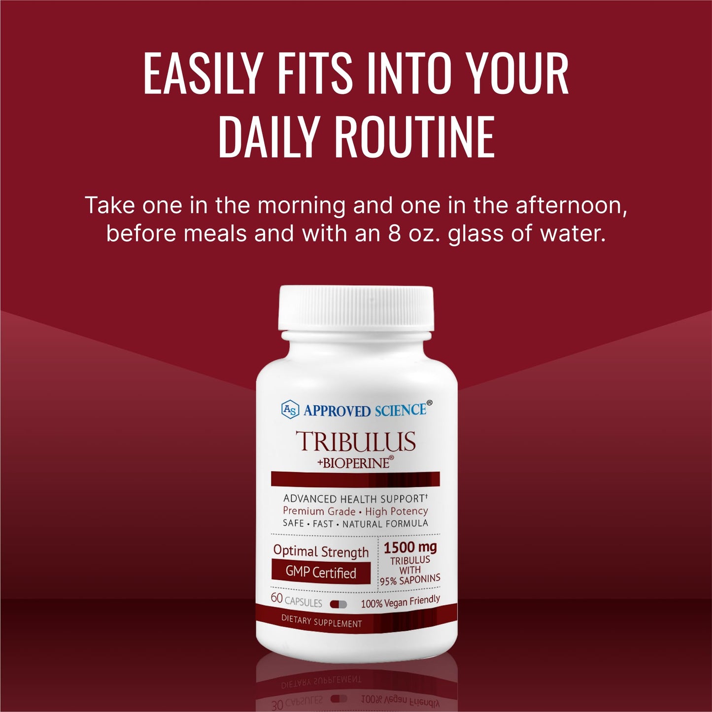 Approved Science Tribulus Terrestris Capsules 360