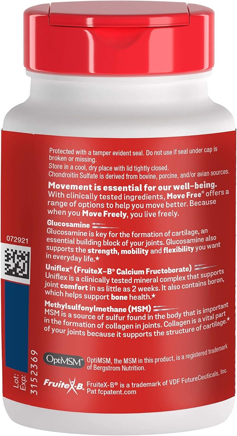 Schiff Move Free Advanced Tablets Plus 1500mg MSM 360 Tablets