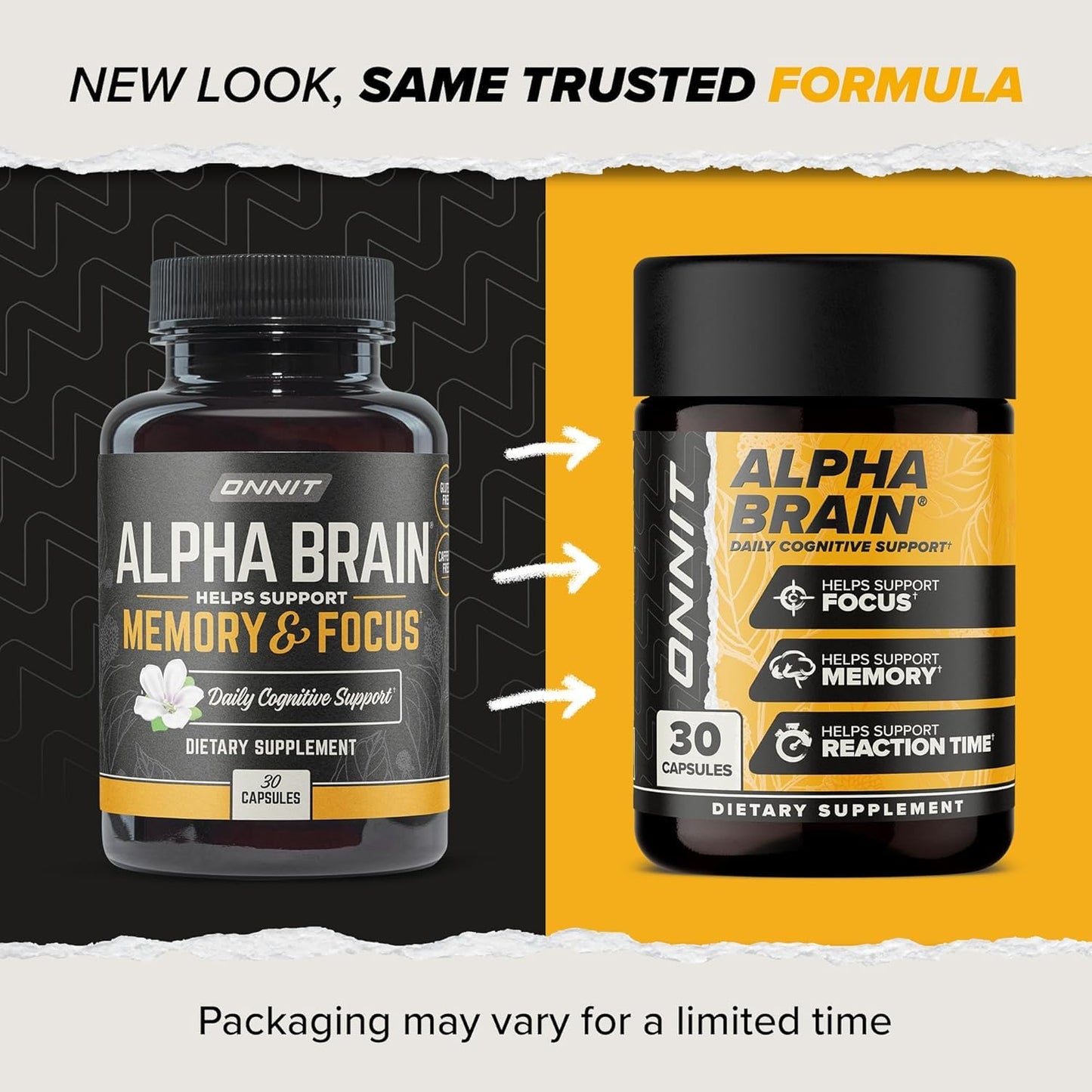 ONNIT Alpha Brain Capsule 30 Capsules