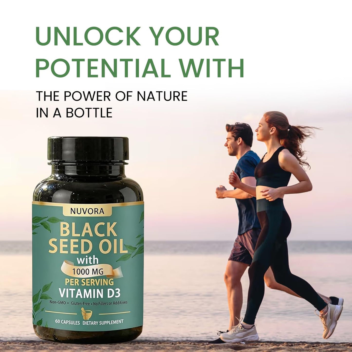 Nuvora Sabel Black Seed Oil Capsule, 60 Count