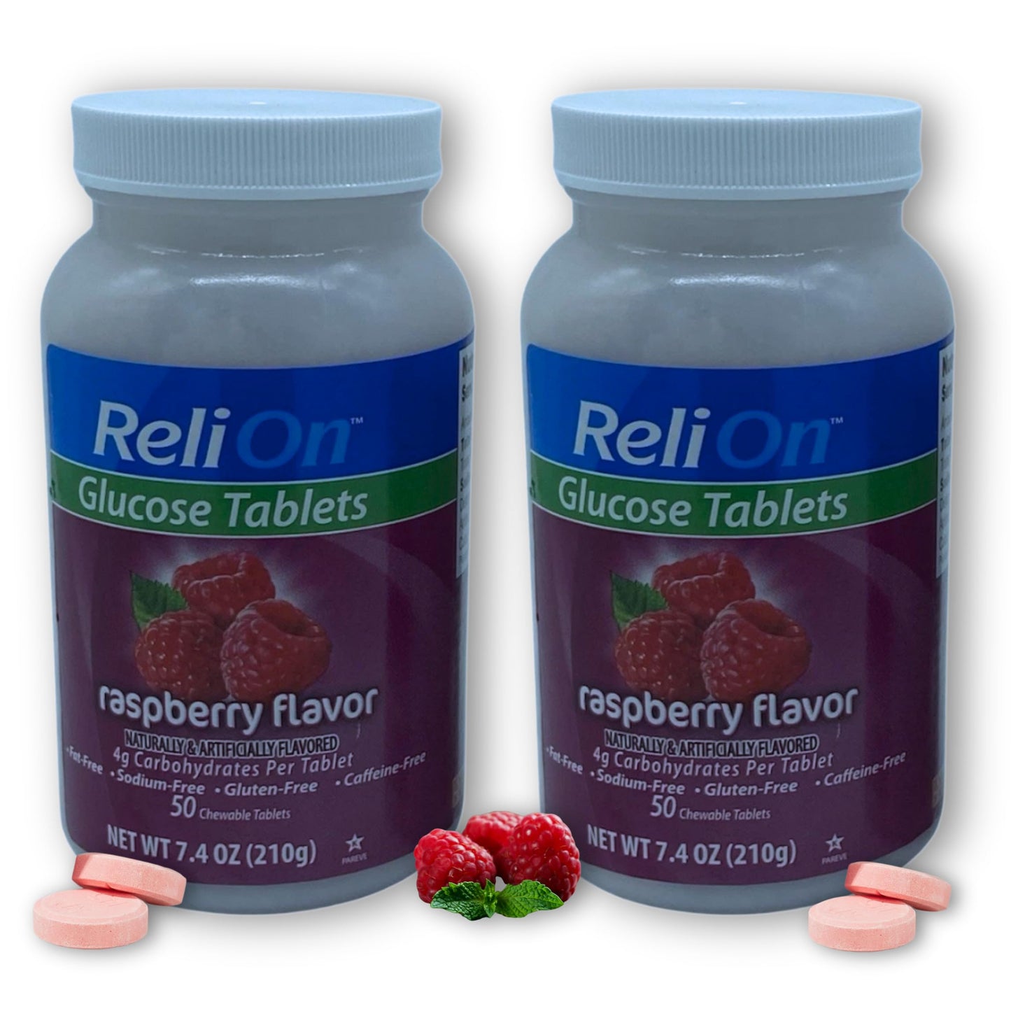Fusion Shop Store Glucose Tablets Raspberry Flavor 50 Tablets