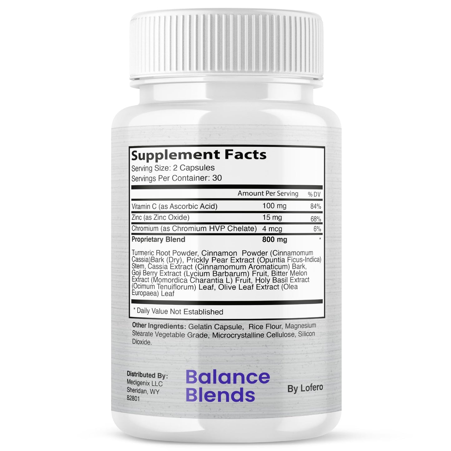 Lofero Balance Blends Flow Support Capsules, 60 Count