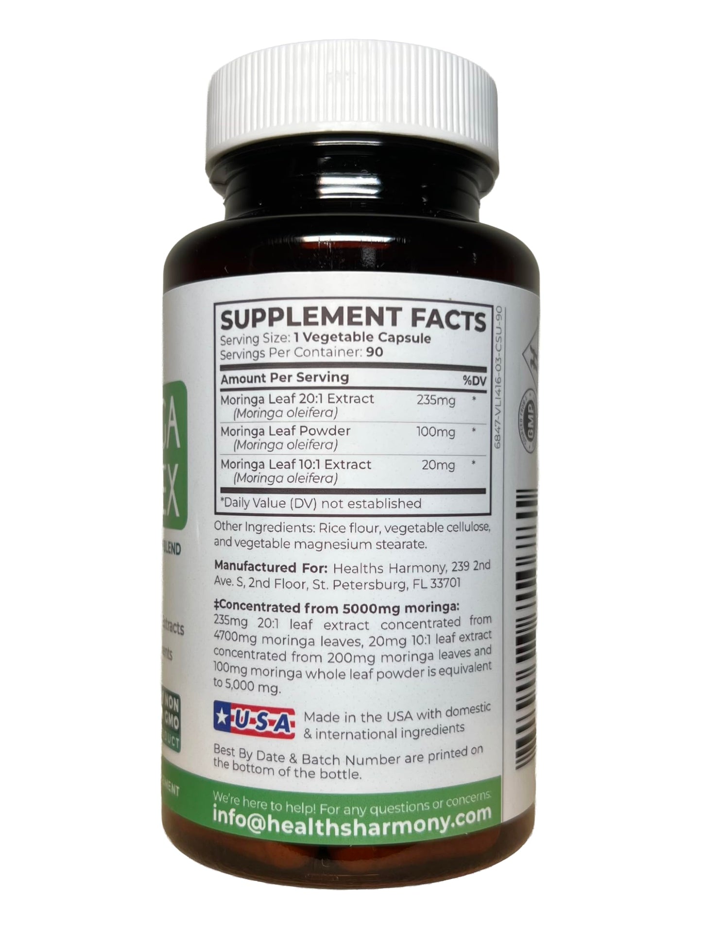 Healths Harmony Moringa Capsules, 90 Capsules
