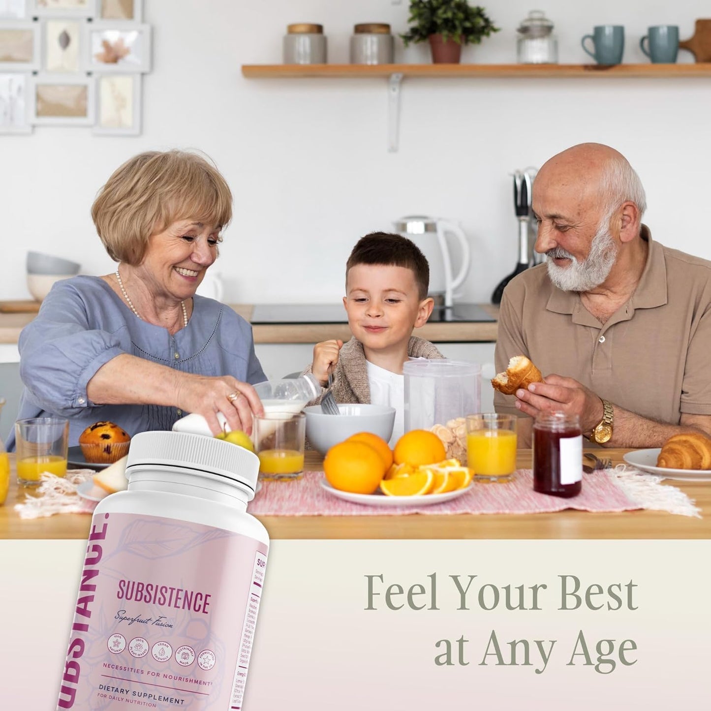 SUBSTANCE Nature’s Subsistence Daily Fruits Supplement Capsule 90