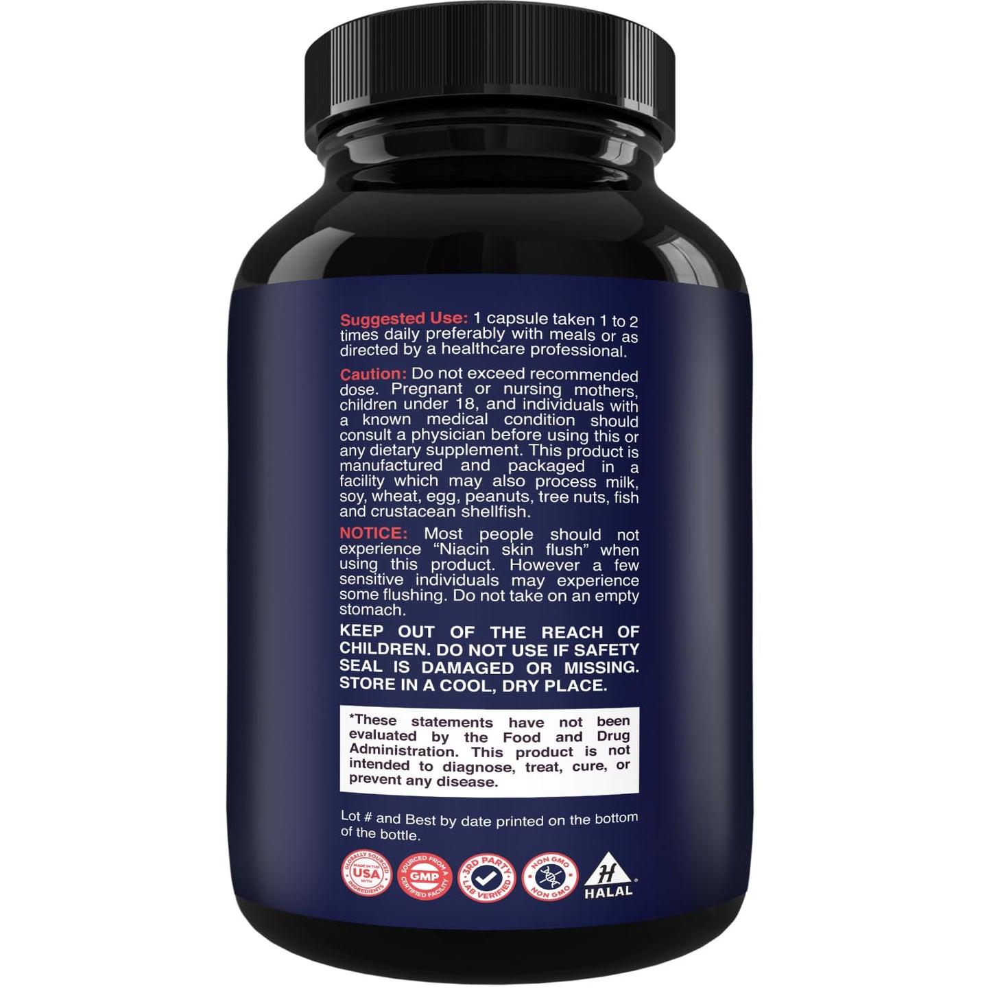 Natures Craft Natural Halal Male Performance Supplement for Increased Energy and Drive with Pure Maca Root, Fenugreek Extract and Tongkat Ali Powder Capsule 30 Count