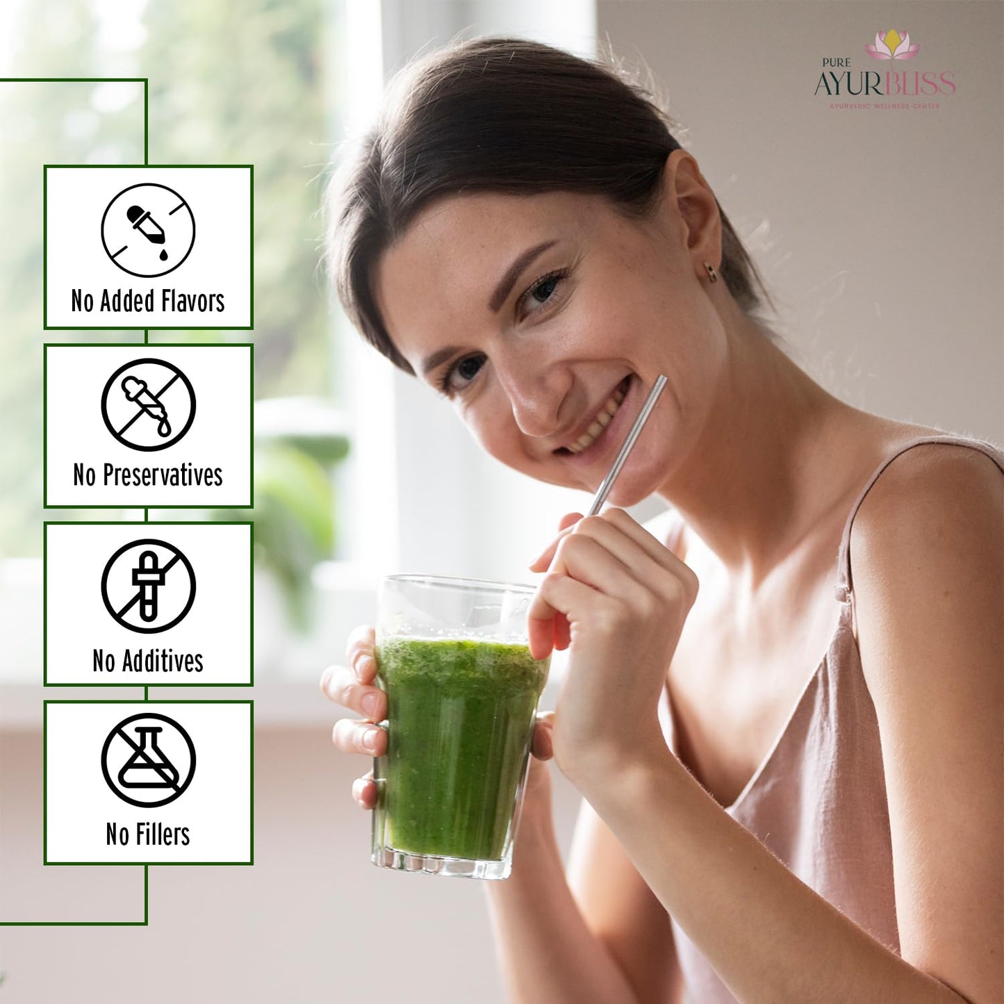 PureAyurbliss 100% Organic Brahmi Powder, 16oz