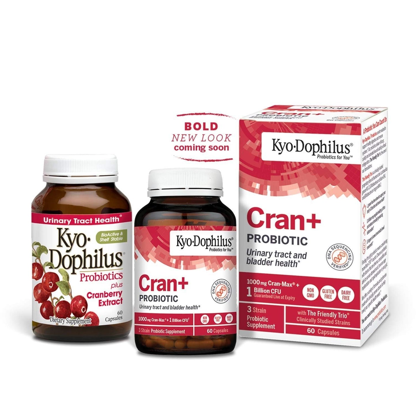 Kyolic Kyo-Dophilus Cran+ Probiotic, Urinary Tract and Bladder Health* 60 Capsules