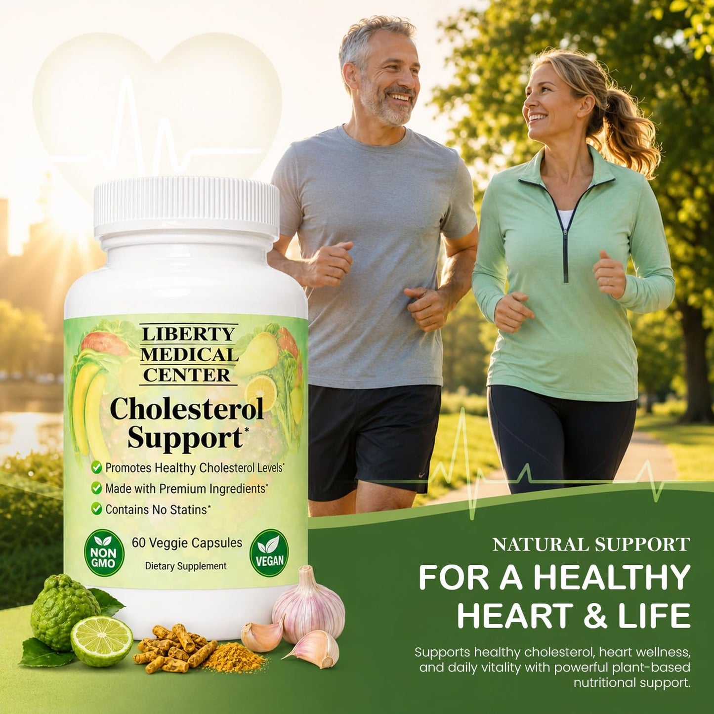 Liberty Medical Center Cholesterol Support Supplement 60 Capsules