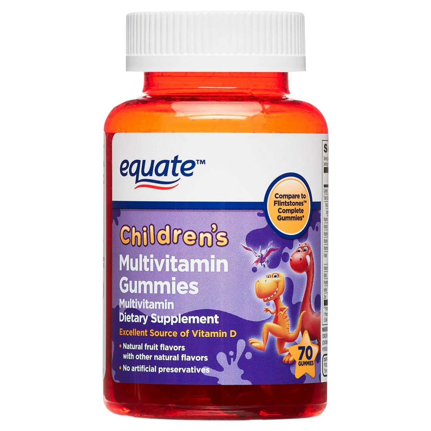 Generic Equate Kids Multivitamin Gummies, 70 Count