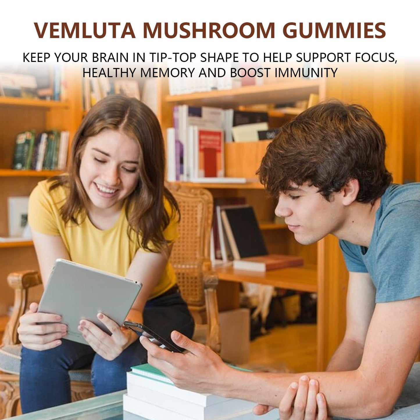 Vemluta Mushroom Gummies Gummy 60 Count
