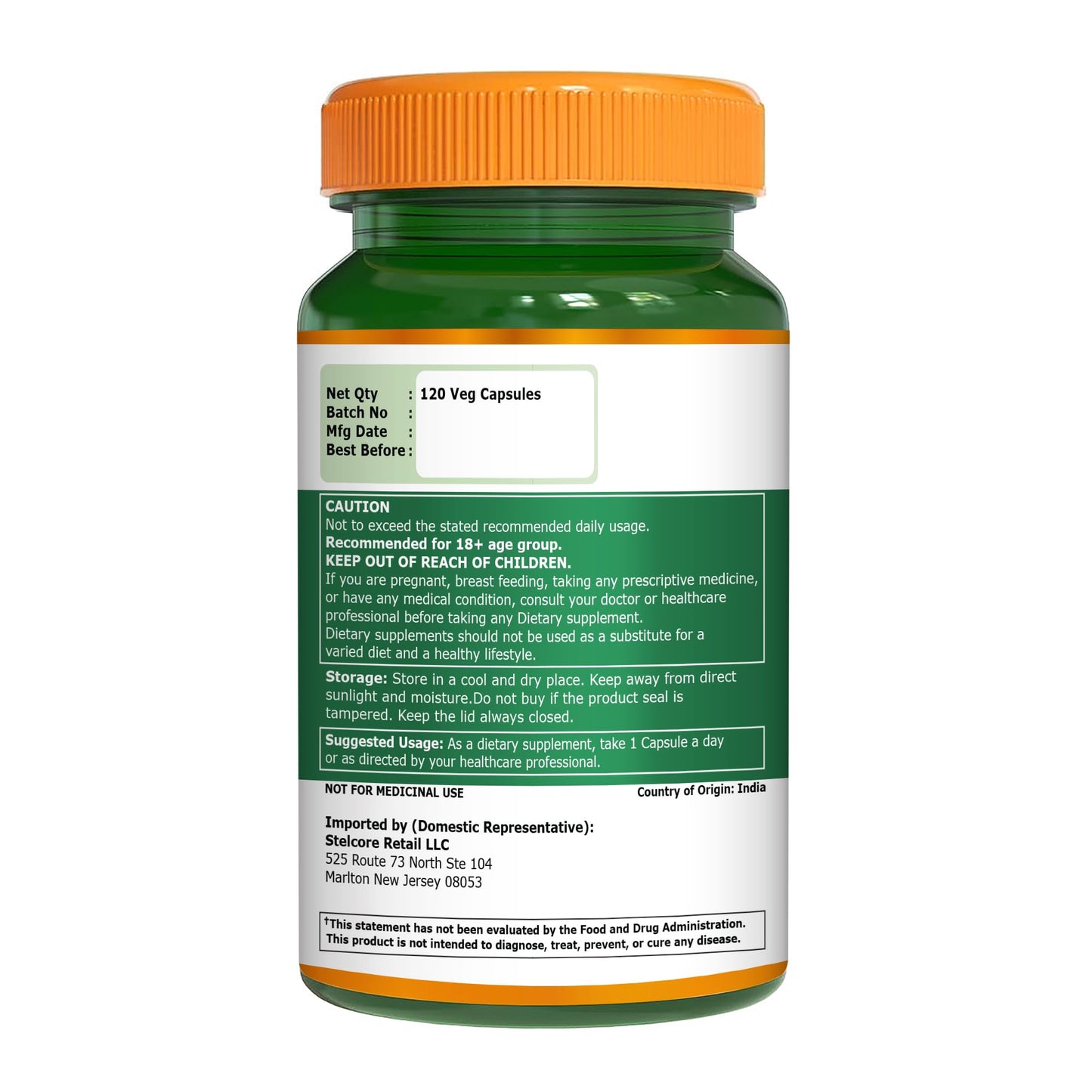 Pure Nutrition Natural Treasures Ginkgo Biloba 120 mg Capsules, 120 Count