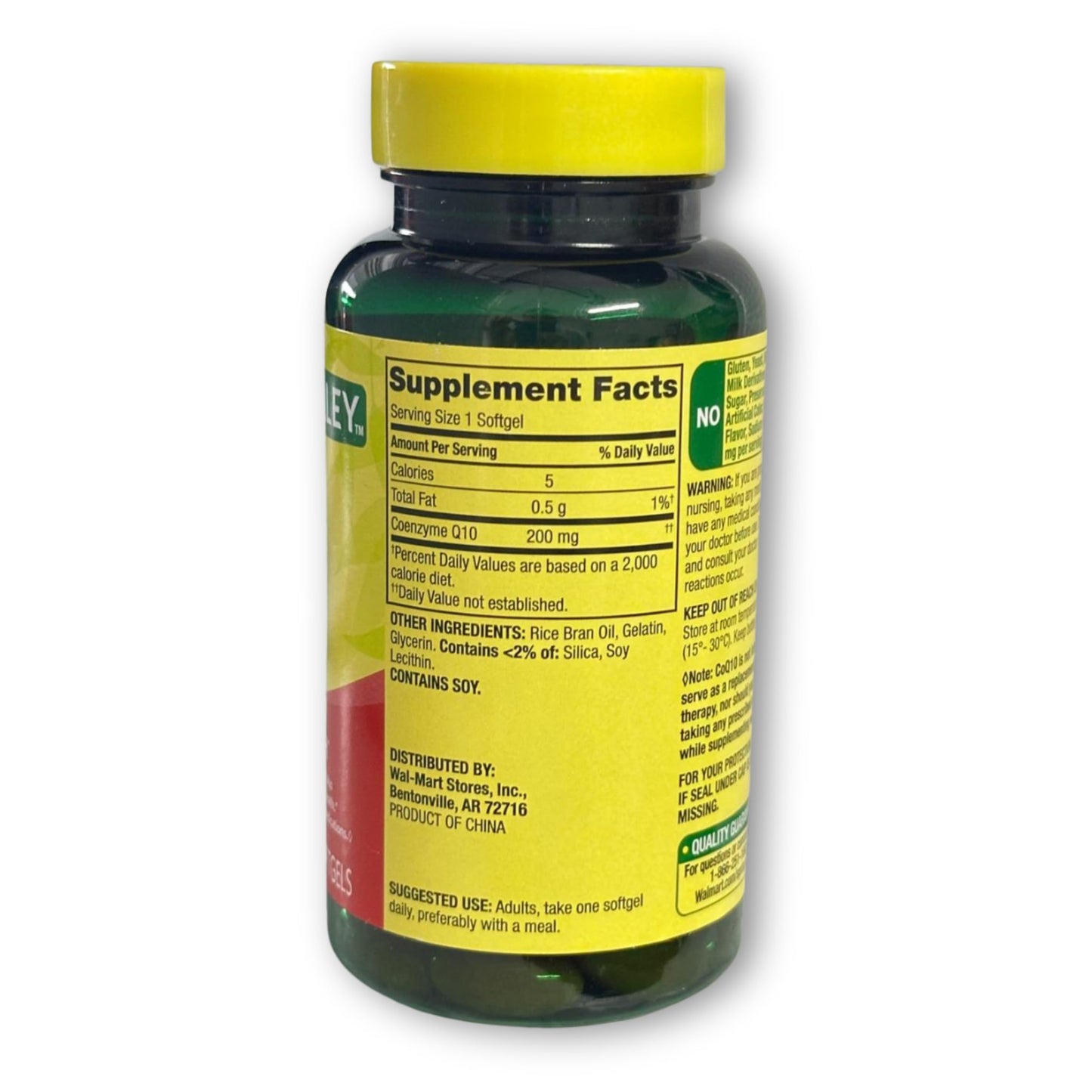 Fusion Shop Store CoQ10 200mg Rapid Release Softgels, 60 Count